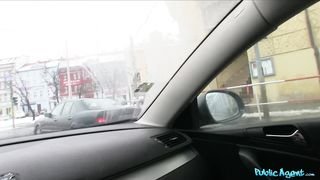 Public Agent - Stranger Pays Good Money To Fuck Cute Girl In His Car - 02/22/2013