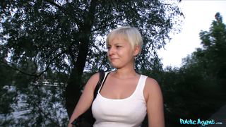 Public Agent - Short Blonde Flashes Tits And Fucks Dicks For Cash - 07/12/2013