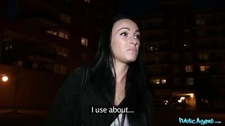 Public Agent - How Much Cum Will This Pretty Babe Swallow For A Free Phone? - 09/06/2013