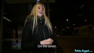 Public Agent - Blonde Babe Takes A Mouthful Of Stranger's Cum - 01/17/2014
