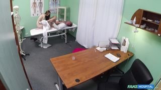 Fake Hospital - Doctor examines pretty patients pussy and prescribes a creampie - 02/13/2014