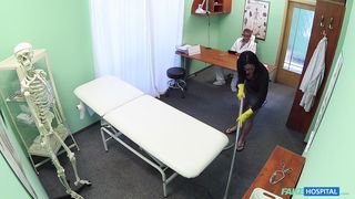 Fake Hospital - Getting Dirty with the Cleaning Lady - 08/04/2014