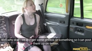 Fake Taxi - A Mouth Full of Cabbie Cock For Social Media Hottie - 06/26/2014
