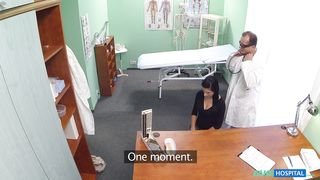 Fake Hospital - Doctor convinces patient to have office sex - 01/02/2015