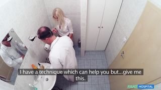 Fake Hospital - Horny busty blonde receives a creampie from the doctor - 05/05/2015