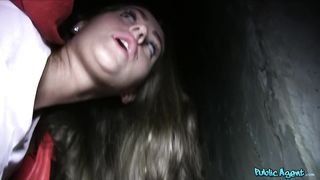 Public Agent - Brunette with big boobs fucked in a cellar - 04/24/2015