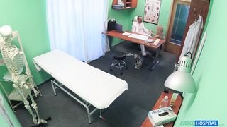 Fake Hospital - Tight pussy makes doctor cum twice - 12/04/2015