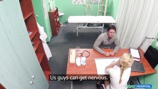 Fake Hospital - Nurse helps stud get an erection - 12/08/2015