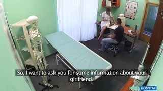 Fake Hospital - Cheated boyfriend wants tests but gets revenge with sexy blonde nurse - 09/29/2015