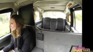 Female Fake Taxi - Nervous Farmer Can't Satisfy Driver - 04/21/2016