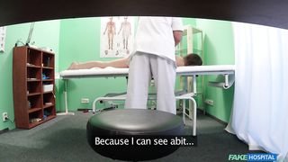 Fake Hospital - Black haired student wants cock - 03/15/2016