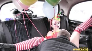Fake Taxi - Driver Fucks Cute Valentine Clown - 02/12/2017