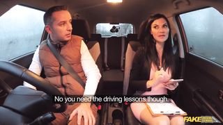 Fake Driving School - Driving Exam Double Creampie - 05/16/2017