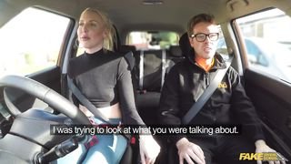 Fake Driving School - Confident Learner Squirts and Cums - 05/02/2017