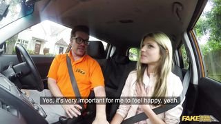 Fake Driving School - Hot lonely Russian fucked to orgasm - 08/13/2018