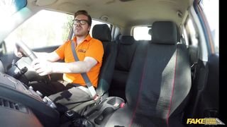 Fake Driving School - Busty blonde needs cock for apology - 06/11/2018