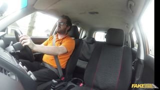Fake Driving School - USA babe gets UK anal sex - 06/04/2018