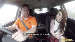 Fake Driving School - USA babe gets UK anal sex - 06/04/2018