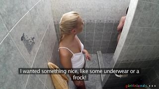Girlfriends - Two Hot Girls Finger Each Other In The Shower - 08/12/2014