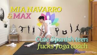 Fitness Rooms - Cute Spanish teen fucks yoga coach - 08/13/2018