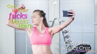 Fitness Rooms - Gym teacher fucks big tits teen - 02/25/2019