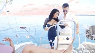 Only3x Network - Only3x (Only Gold Digger) brings you - Busty Honey Demon and Kesha Ortega awesome threesome in the boat - 10 - 12/24/2022